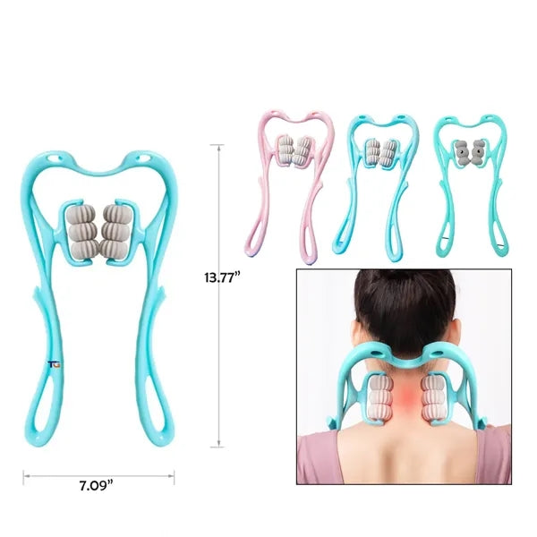 Six-Wheel Neck Massager for Cervical & Shoulder Relief