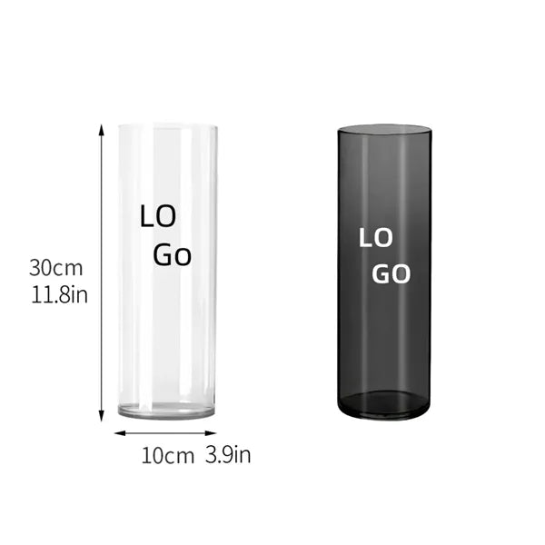 Acrylic Drop-resistant Straight Cylinder Vase