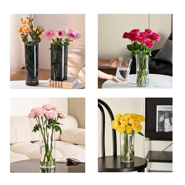 Acrylic Drop-resistant Straight Cylinder Vase