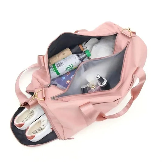 Portable single-shoulder duffle bag