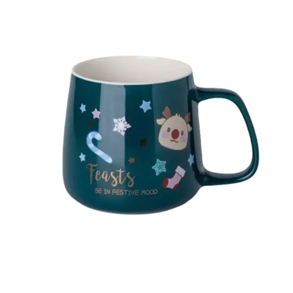 Cute Christmas Ceramic Mug Coffee Cup