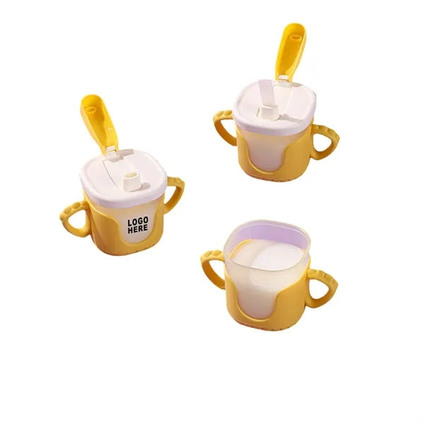 Baby Learning Drink Cup with Straws and Lids