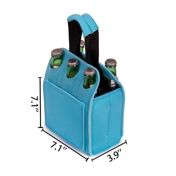 6 Pack Neoprene Beer Bottles Carrier