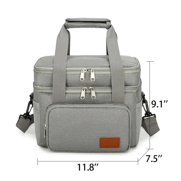 Zip Insulated Cooler Lunch Bags