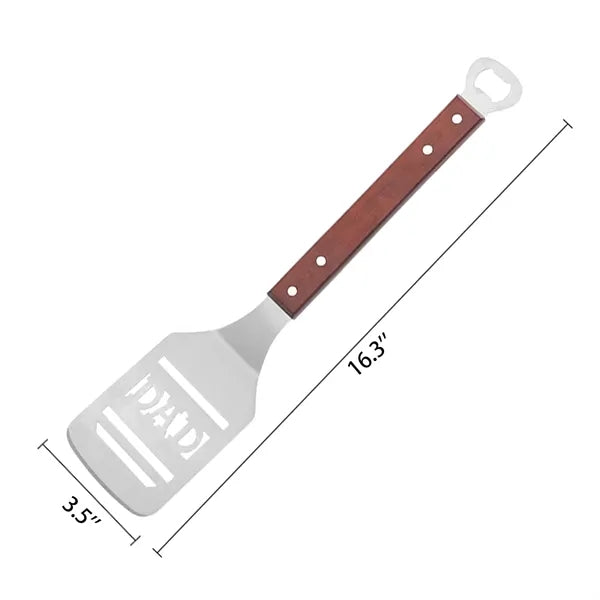 Stainless Steel BBQ Spatula With Tailgater