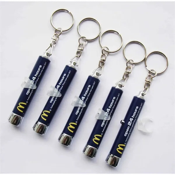 LED small flashlight with LOGO projection function