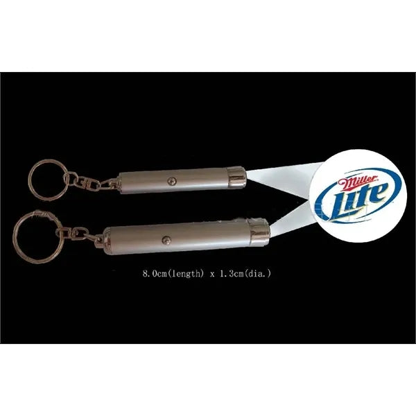LED small flashlight with LOGO projection function