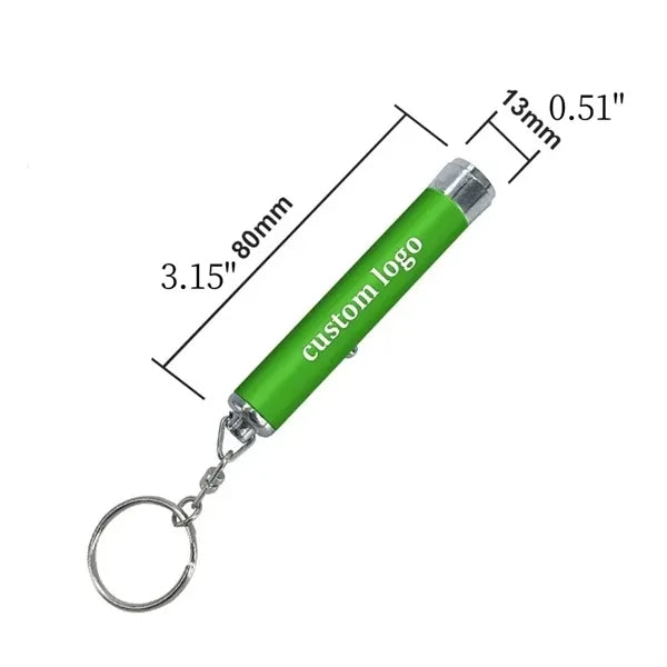 LED small flashlight with LOGO projection function