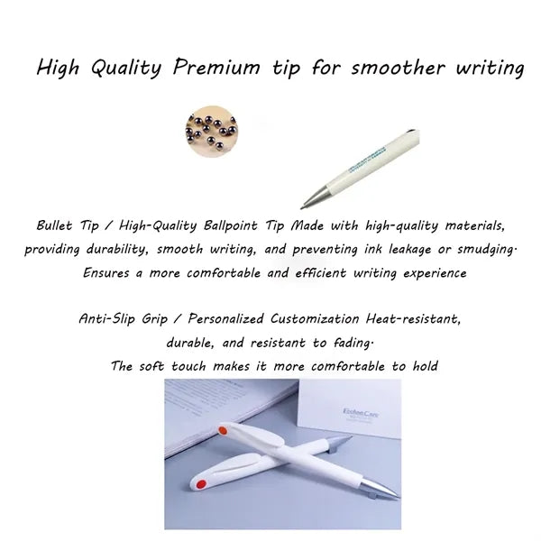 White Large Capacity Advertising Pen