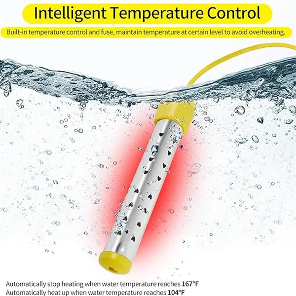 Immersion Portable Bucket Heater With Temperature Control