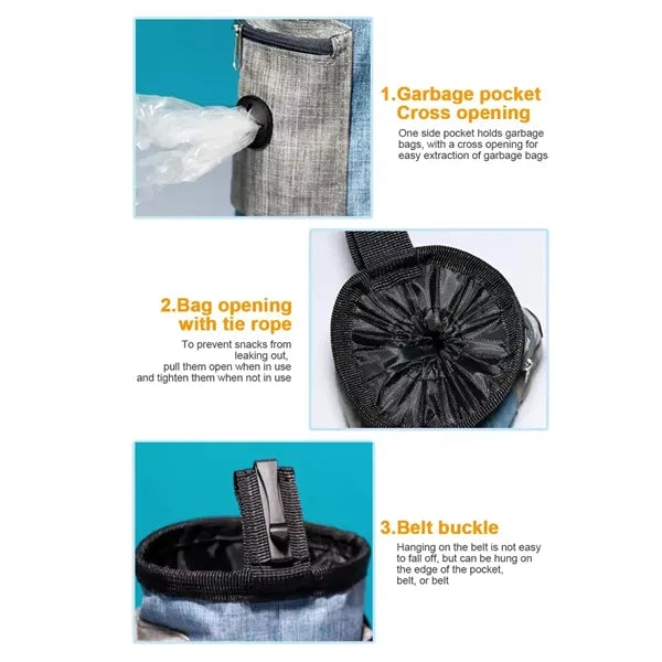 Portable Pet Training Treat Pouch