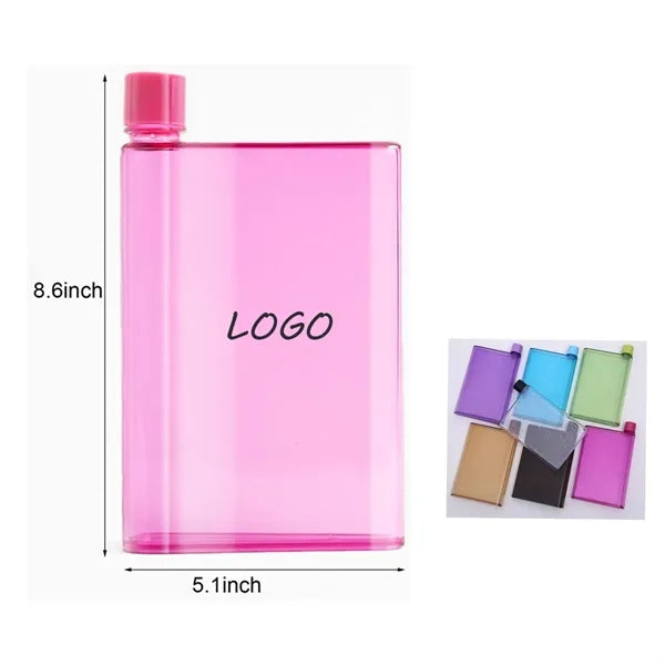 13 OZ Outdoor Portable Flat Water Bottle
