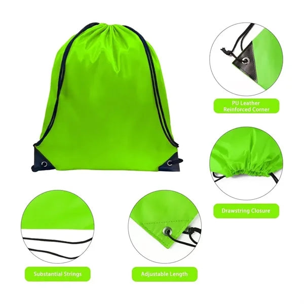 Multi-Color Drawstring Backpack