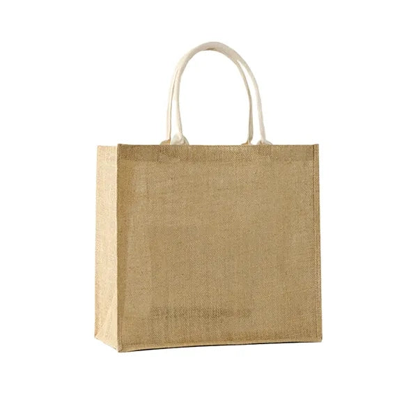 Retro Linen Shopping Bag
