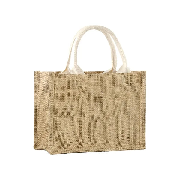 Retro Linen Shopping Bag