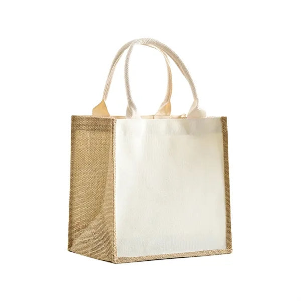 Retro Linen Shopping Bag