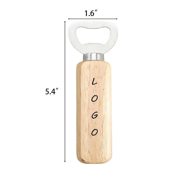 Wood Handle Bottle Opener