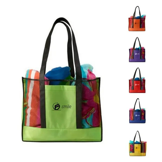 Non-Woven Mesh Beach Tote Bag