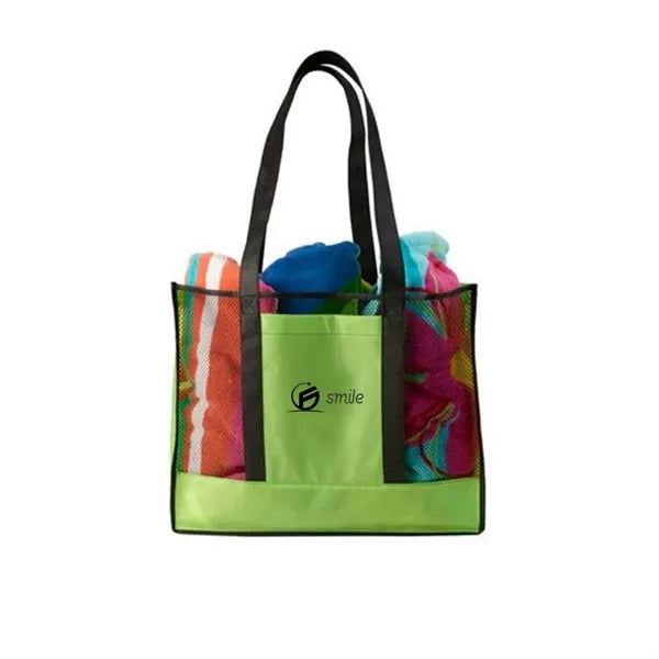 Non-Woven Mesh Beach Tote Bag
