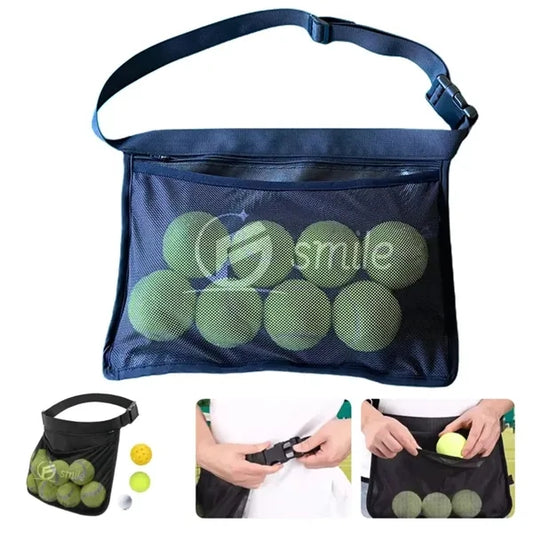 Tennis Ball Holder Pickleball Pouch Large Capacity