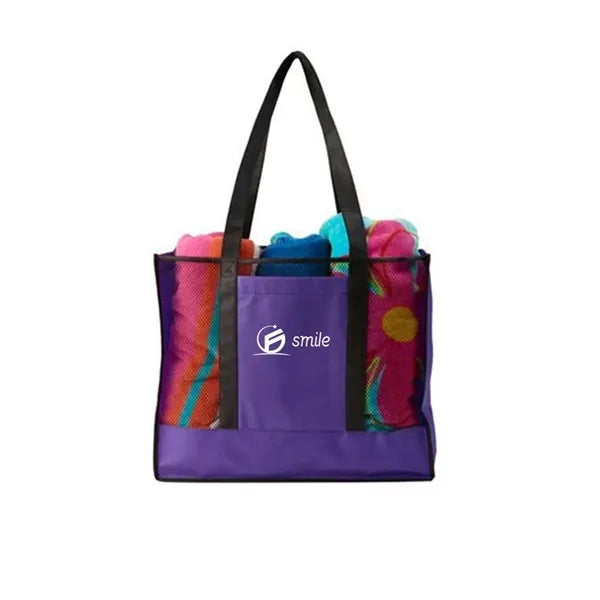 Non-Woven Mesh Beach Tote Bag