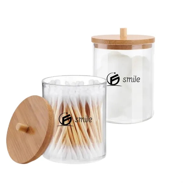 Holder Dispenser With Bamboo Lids