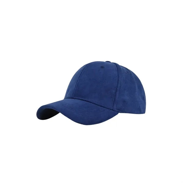 Soft Suede Solid-Colored Baseball Cap