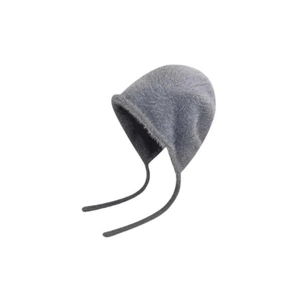 Rabbit Fur Warm Winter Beanie Hat