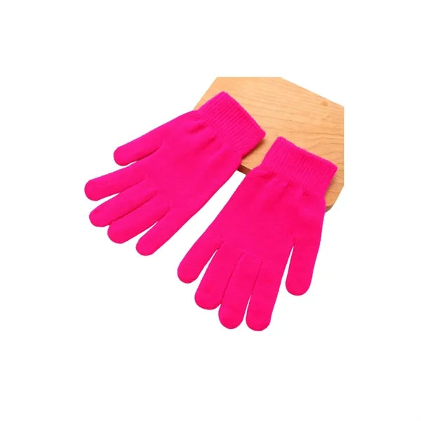Short Thick Knitted Gloves
