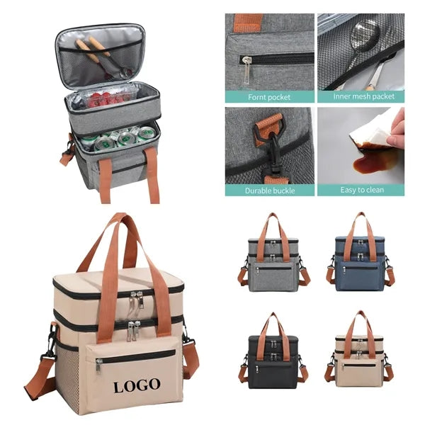 Double-Layer Lunch Bag