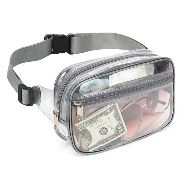 Transparent Waterproof Crossbody Waist Bag