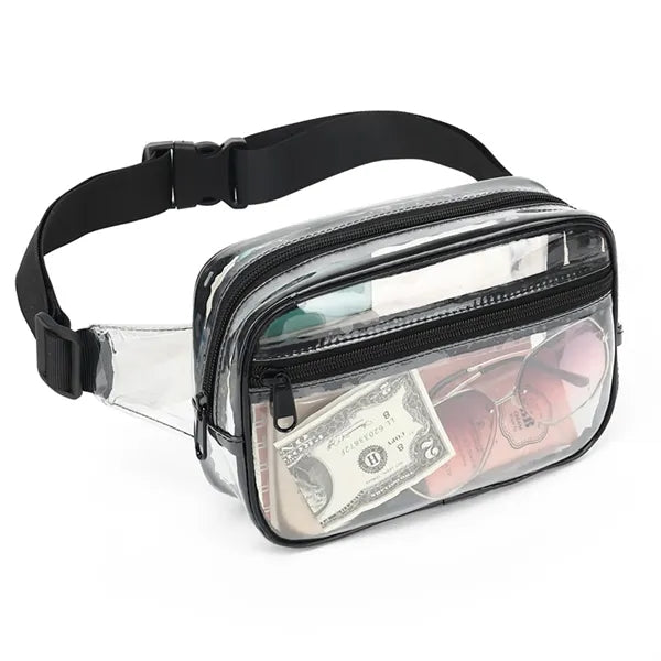 Transparent Waterproof Crossbody Waist Bag