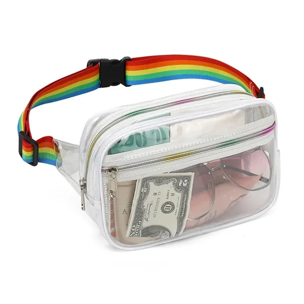 Transparent Waterproof Crossbody Waist Bag