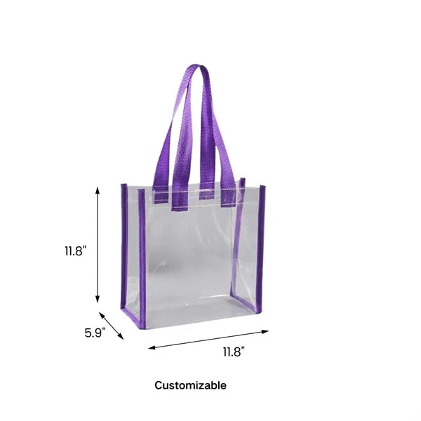 Transparent Pvc Shopping Tote Bag