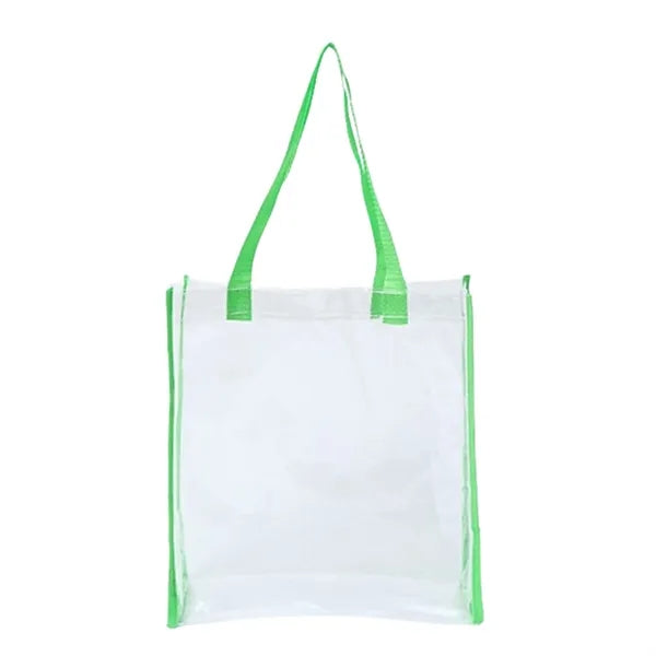Transparent Pvc Shopping Tote Bag