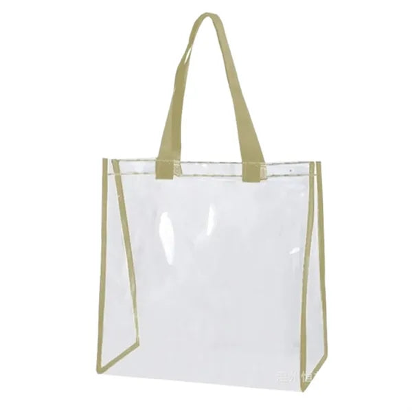 Transparent Pvc Shopping Tote Bag