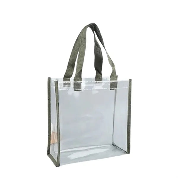 Transparent Pvc Shopping Tote Bag