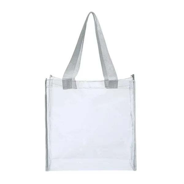 Transparent Pvc Shopping Tote Bag