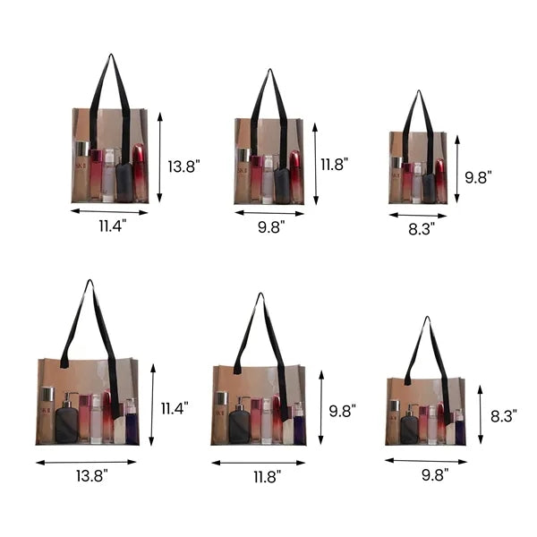 Transparent Pvc Gift Storage Handbag