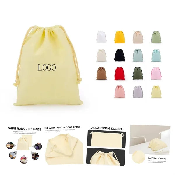 Drawstring Cotton Storage Bag