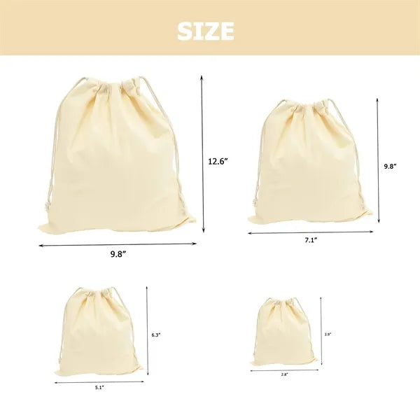 Drawstring Cotton Storage Bag