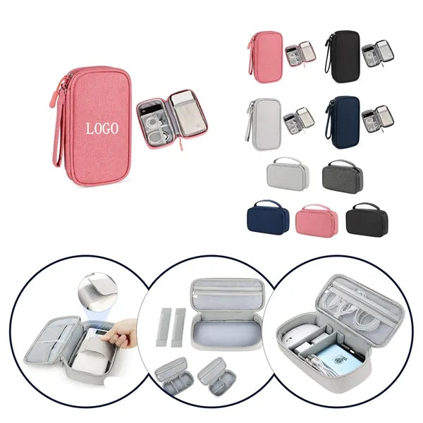 Compact Electronics Organizer Bag