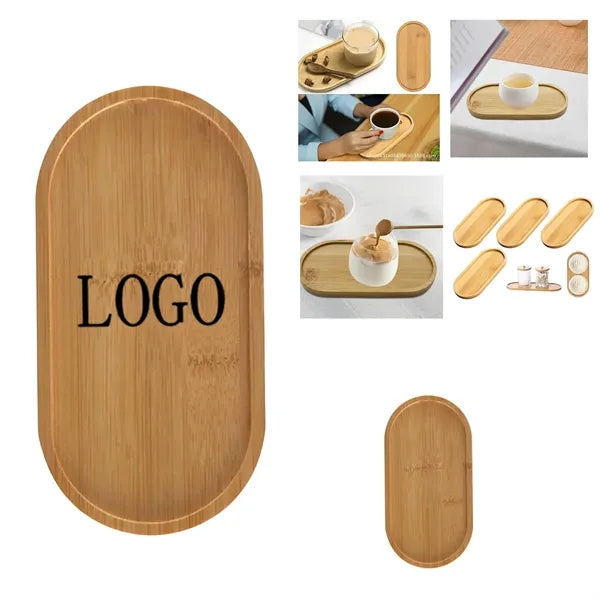 Exquisite Japanese-Style Solid Bamboo Wooden Serving Tray