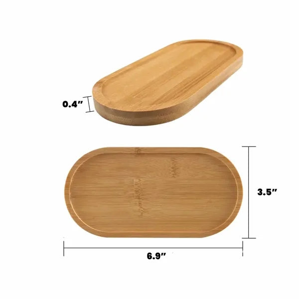 Exquisite Japanese-Style Solid Bamboo Wooden Serving Tray