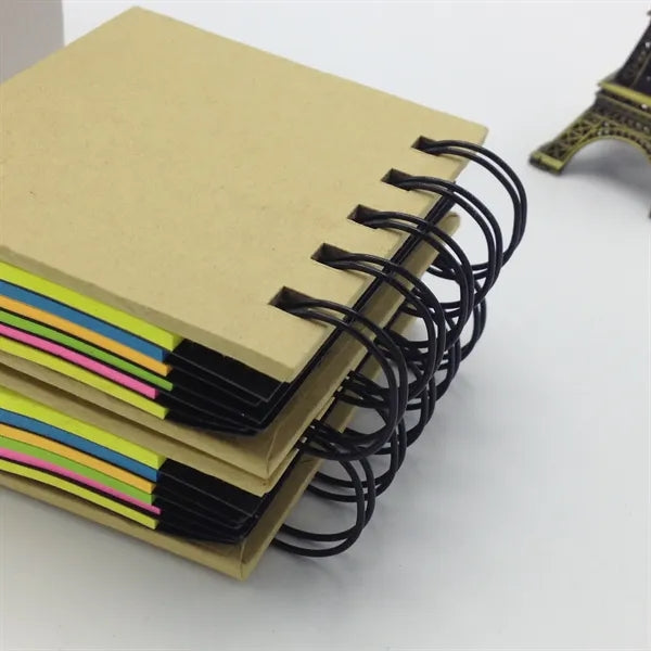 Pocket Size Spiral Sticky Note Pad