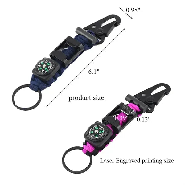 Survival Paracord Keychain