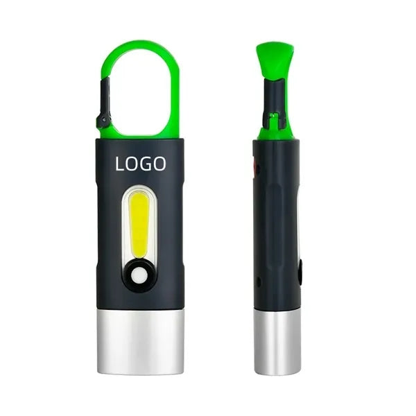 Mini Rechargeable LED Flashlight With COB Side Light