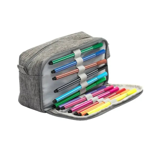 Large Capacity Canvas Pencil Case