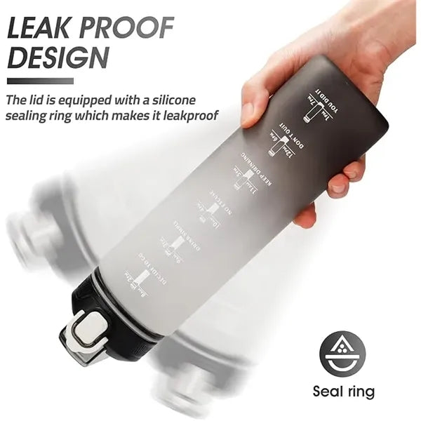 32oz Motivational Water Bottle with Time Marker
