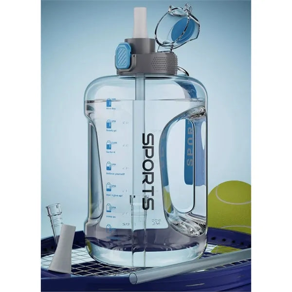 1 Gallon Water Bottle with Time Marker